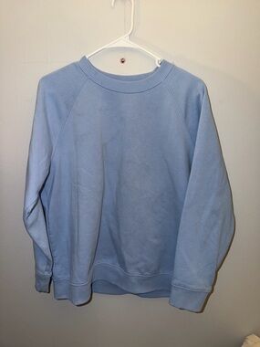 Light Blue Men's Crewneck Sweatshirt